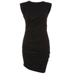 Topshop Shoulder Pad Mini Bodycon Dress Size 8